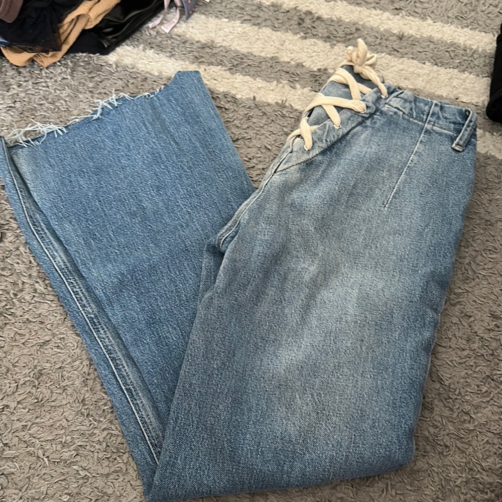Urban Outfitters BDG lace up flare jeans